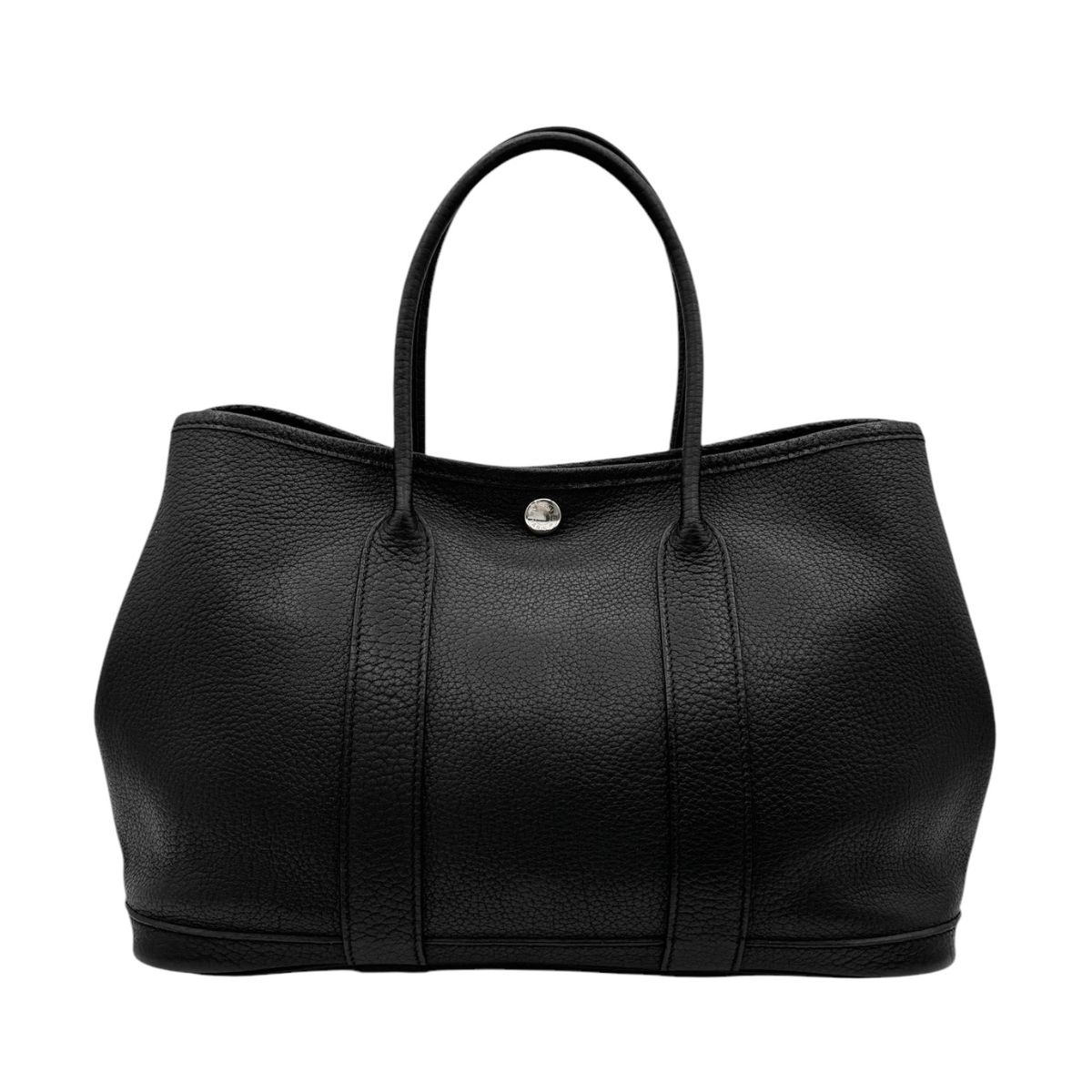 投稿記事「エルメス ガーデンパーティTPM ブッフルシンドゥ ブラック シルバー金具を買取しました！」の商品画像