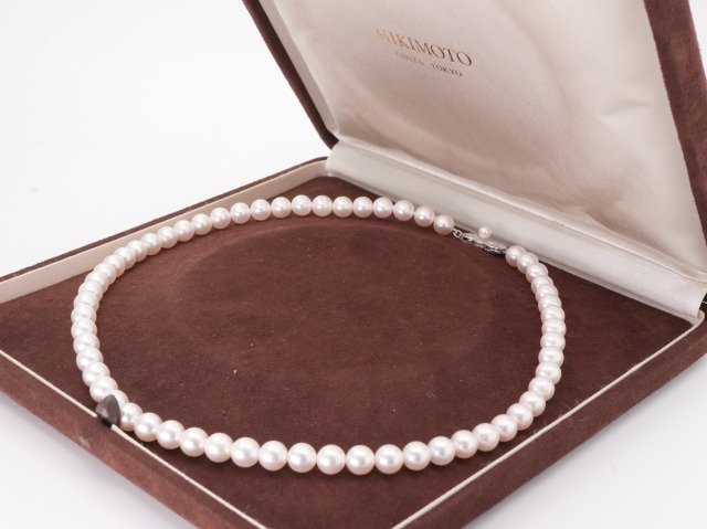 投稿記事「ミキモト 一連 パールネックレスを買取しました！」の商品画像