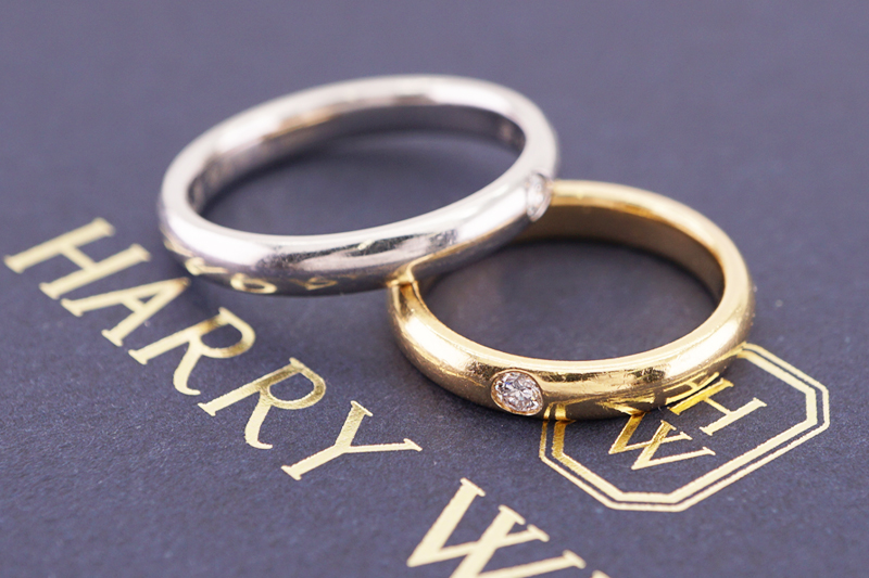 投稿記事「ハリーウィンストン ラウンドマリッジリング ペア を買取しました！」の商品画像