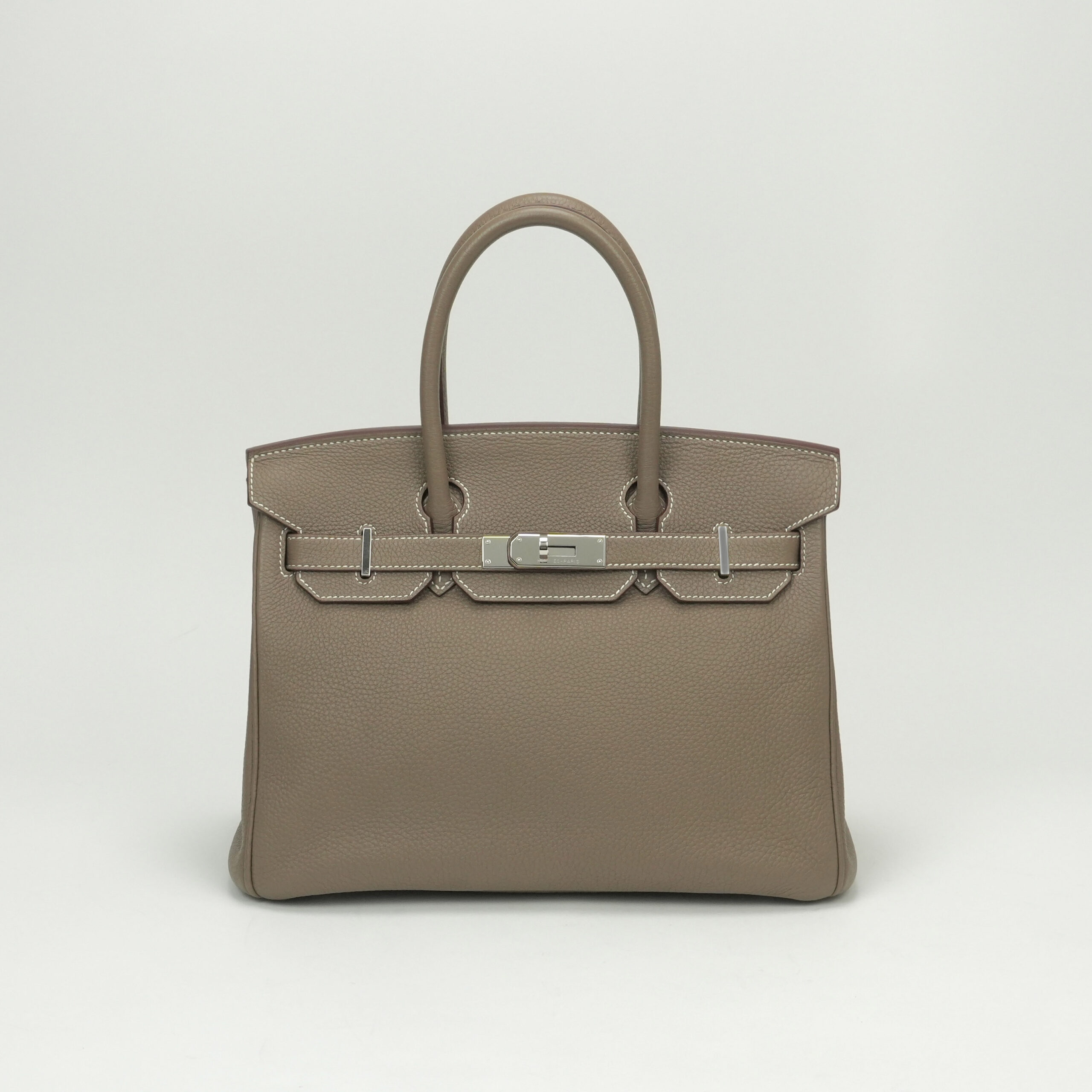 投稿記事「エルメス バーキン30 トゴ エトゥープ シルバー金具を買取しました！」の商品画像