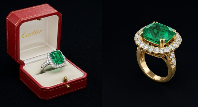 エメラルドの価値を決める7つの査定基準（ブランド）の図解
