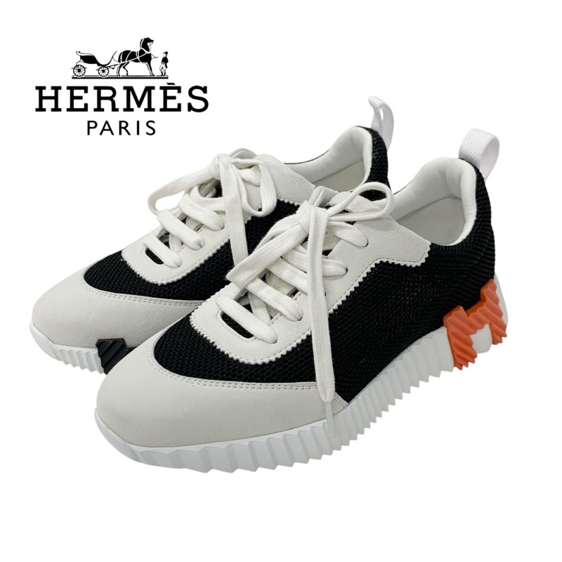 投稿記事「エルメス バウンシング メッシュ ファブリック スエード スニーカー ブラックを買取しました！」の商品画像