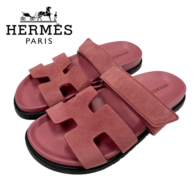 投稿記事「エルメス シプレ スエード フラットサンダル ピンクを買取しました！」の商品画像