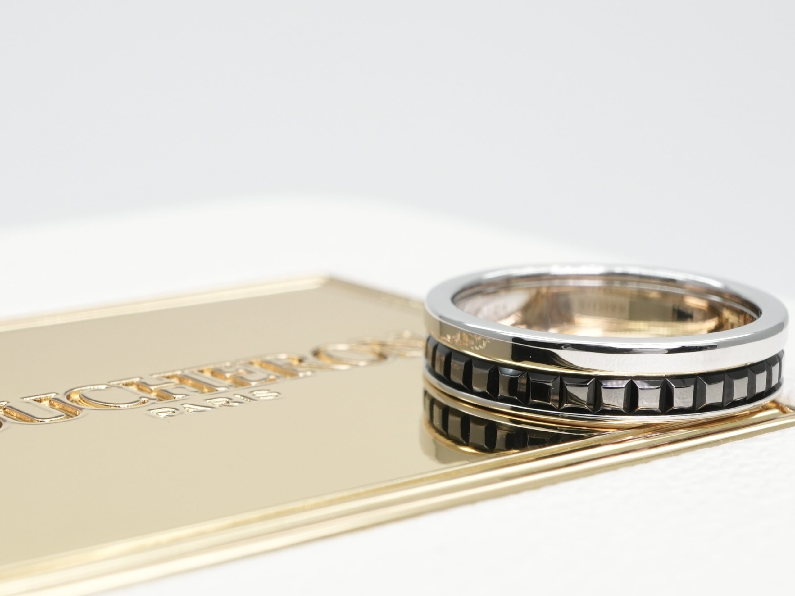 投稿記事「ブシュロン キャトル ブラック リング ハーフ を買取しました！」の商品画像