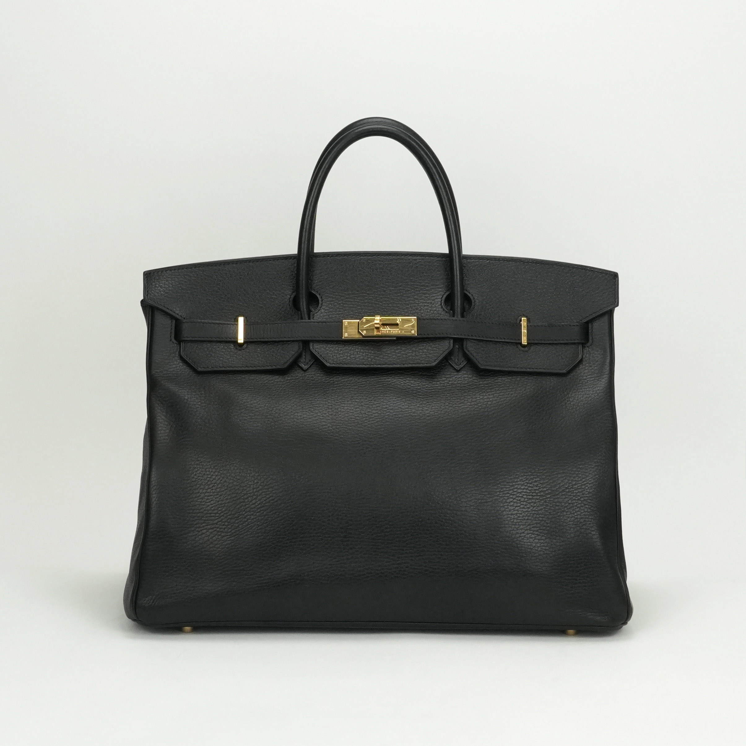 投稿記事「エルメス バーキン40 アルデンヌ ブラック ゴールド金具を買取しました！」の商品画像