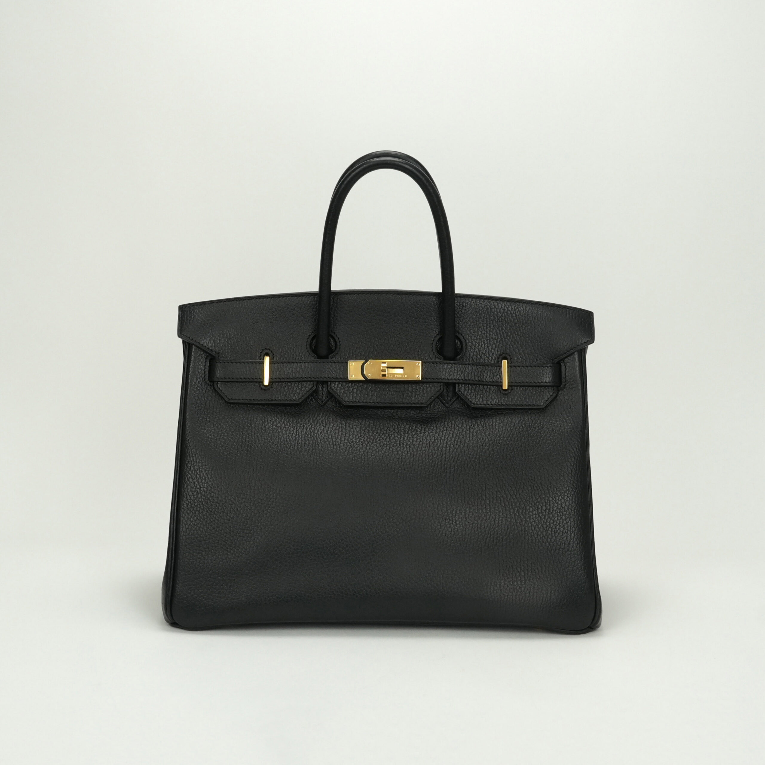 投稿記事「エルメス バーキン35 アルデンヌ ブラック ゴールド金具を買取しました！」の商品画像