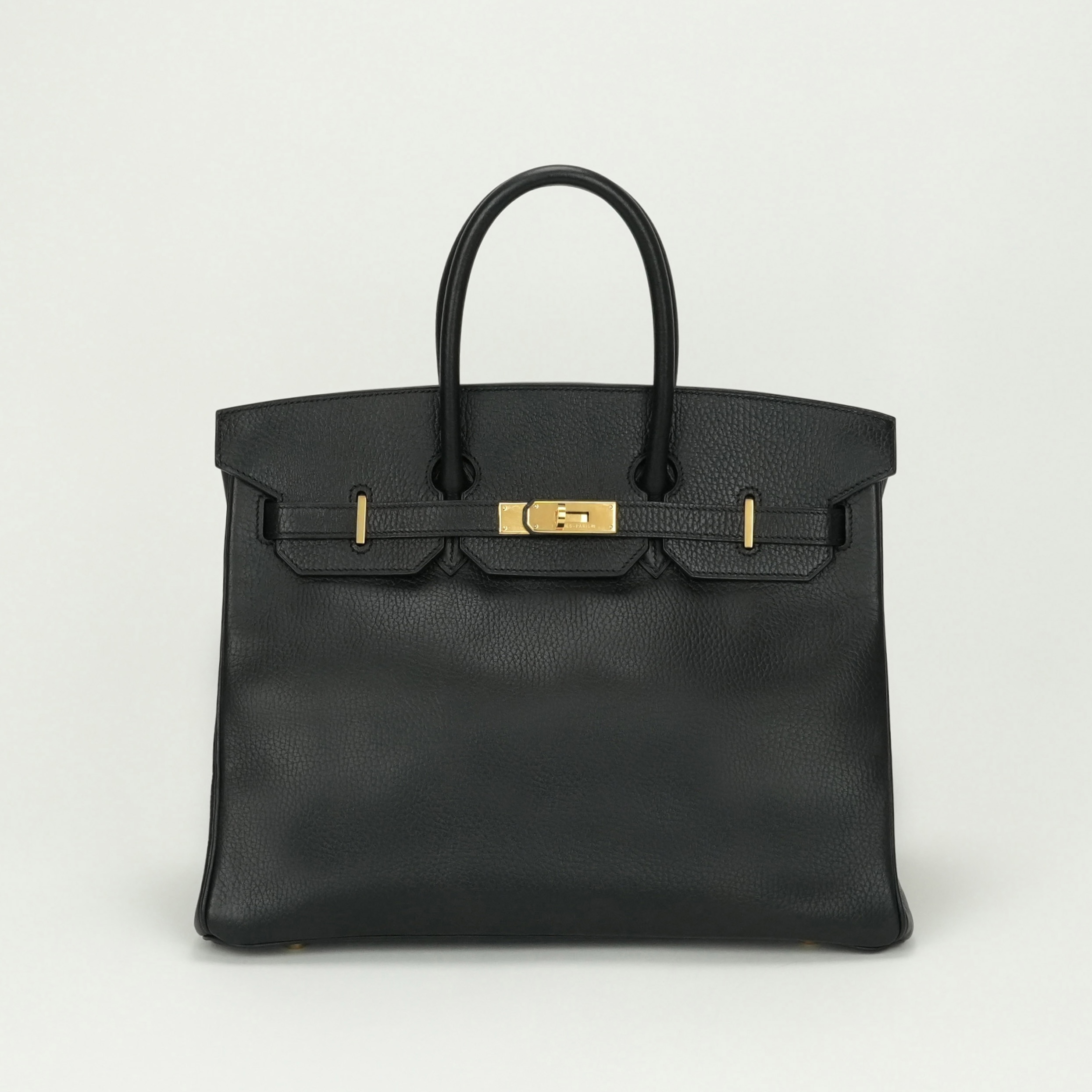 投稿記事「エルメス バーキン35 アルデンヌ ブラック ゴールド金具を買取しました！」の商品画像