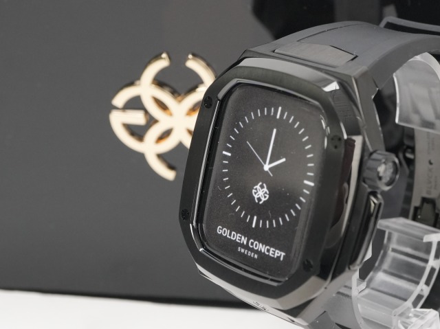 投稿記事「ゴールデンコンセプト アップルウォッチケース ブラックパリコラボ SPIII45 – BLVCK ラバー×ステンレス 99本限定を買取しました！」の商品画像