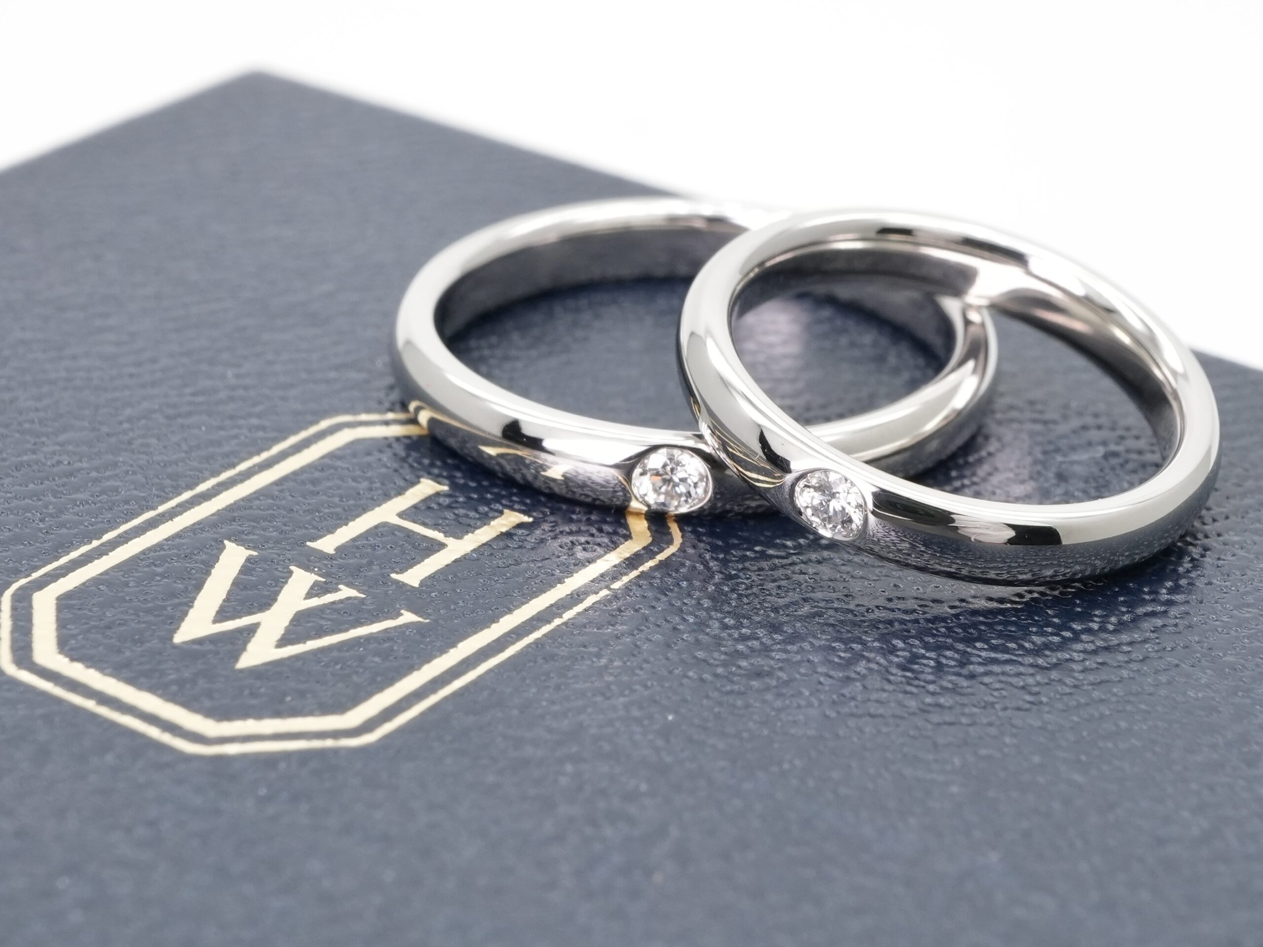 投稿記事「ハリーウィンストン ラウンドマリッジリング ペアを買取しました！」の商品画像