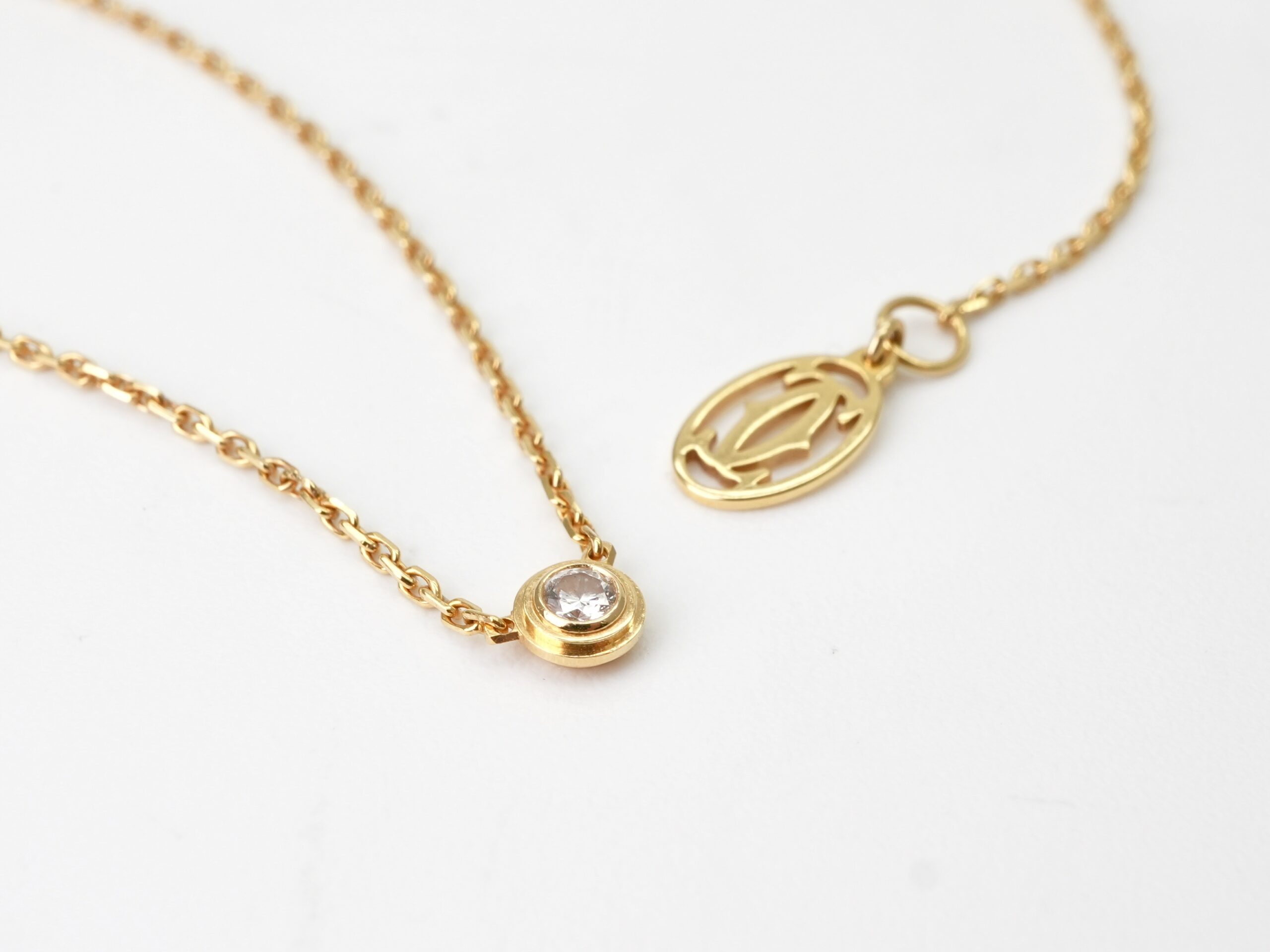 投稿記事「カルティエ ダムール XS ダイヤ ネックレスを買取しました！」の商品画像