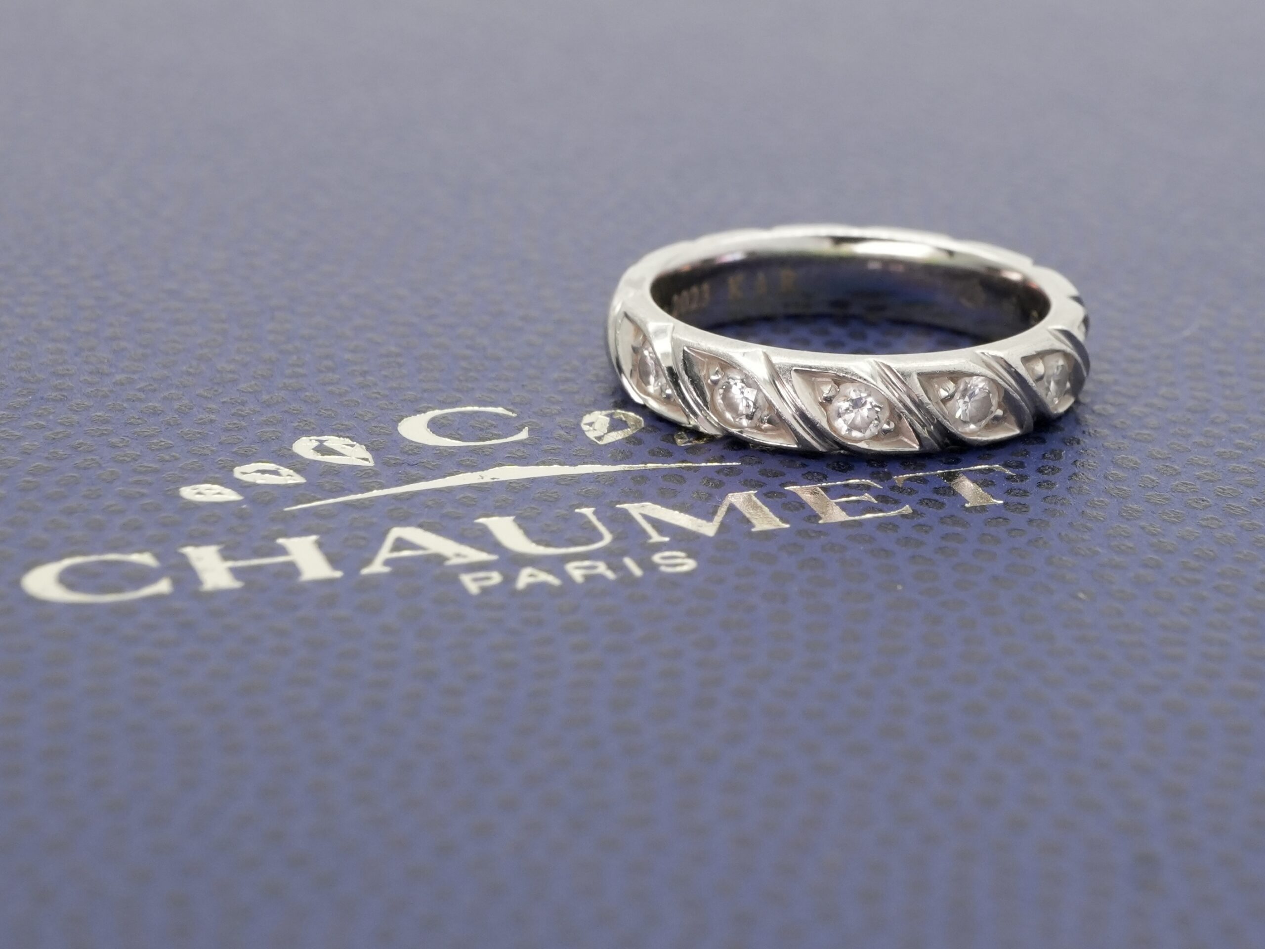 投稿記事「ショーメ トルサード 7PD ダイヤリングを買取しました！」の商品画像