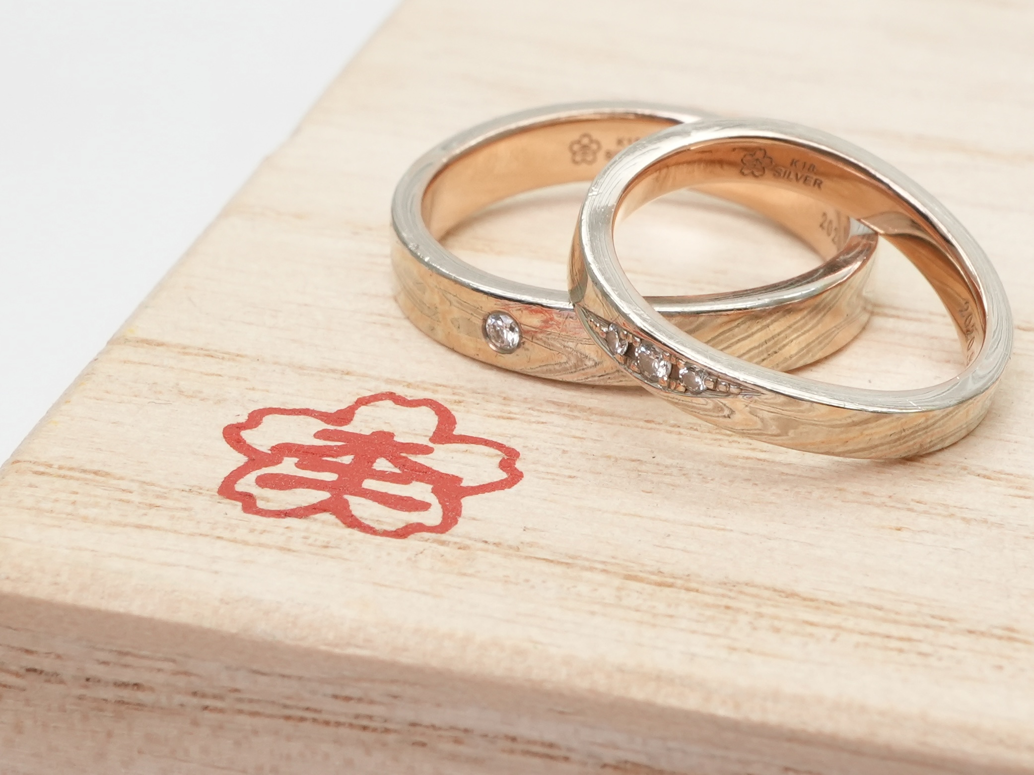 投稿記事「杢目金屋 木目金 ペアリングを買取しました！」の商品画像