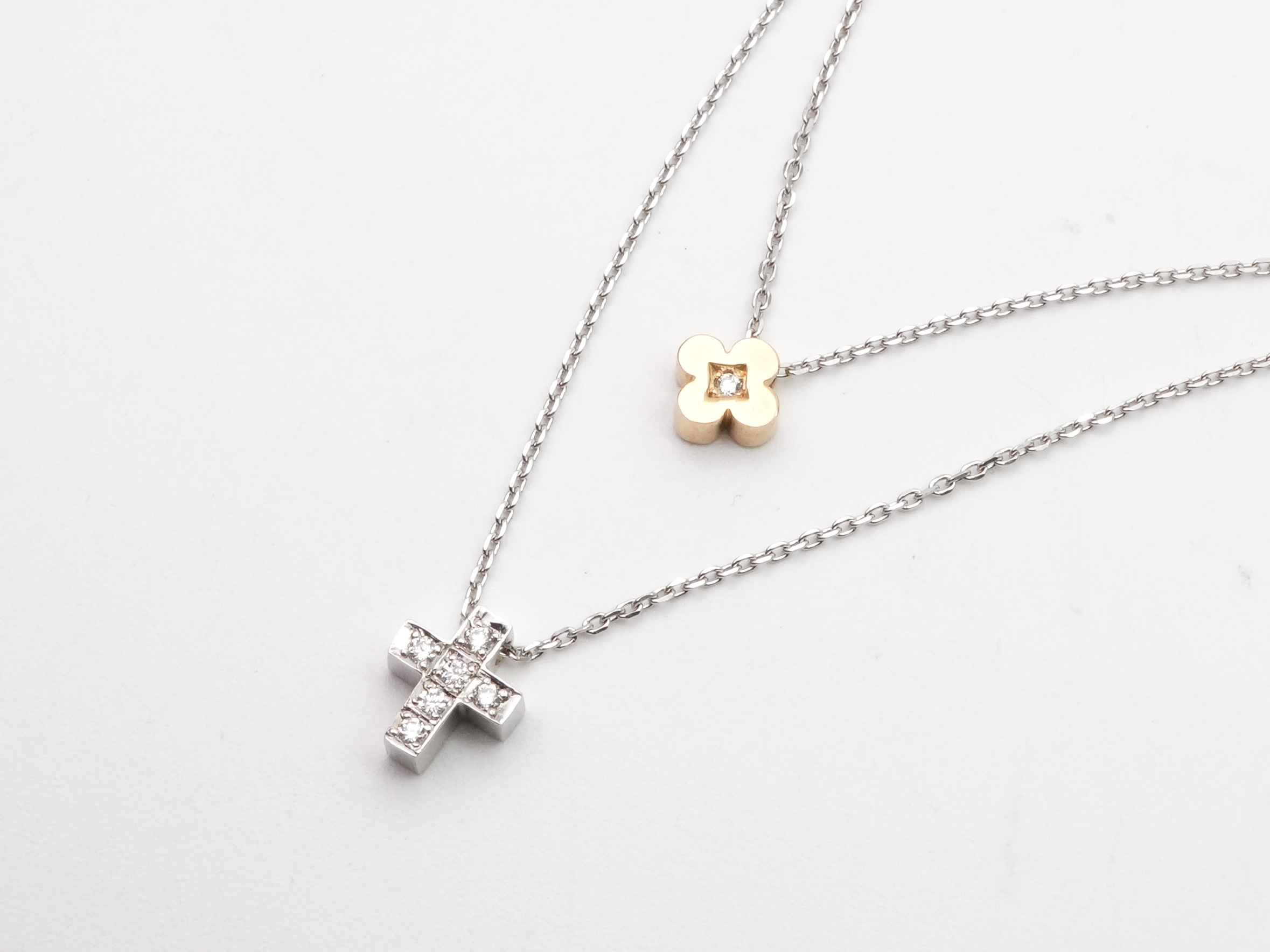 投稿記事「ペルリータ ミキモト MⅡ 2連ダイヤネックレスを買取しました！」の商品画像