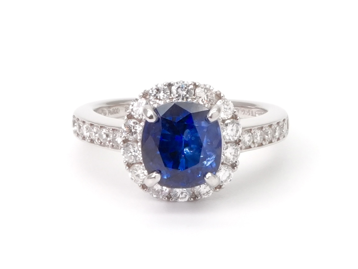 投稿記事「サファイア ダイヤリング Pt9003.933ct 0.68ct を買取しました！」の商品画像