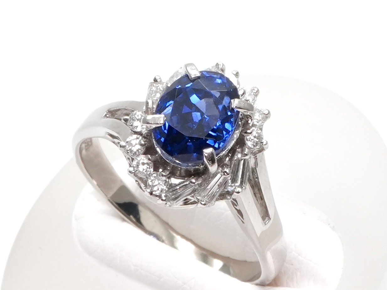 投稿記事「サファイア ダイヤリング Pt9001.72ct 0.31ctを買取しました！」の商品画像