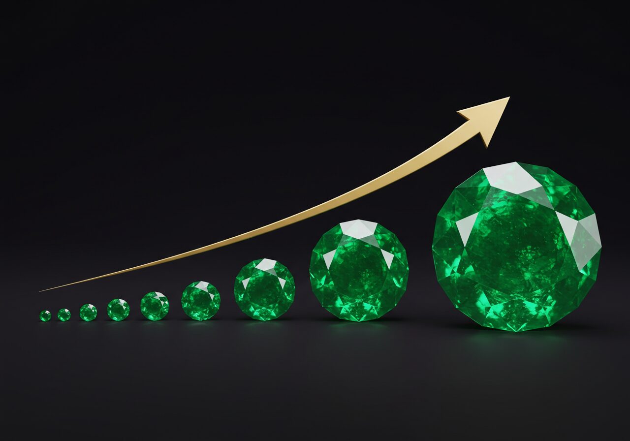 カラット別エメラルドの価値と買取相場