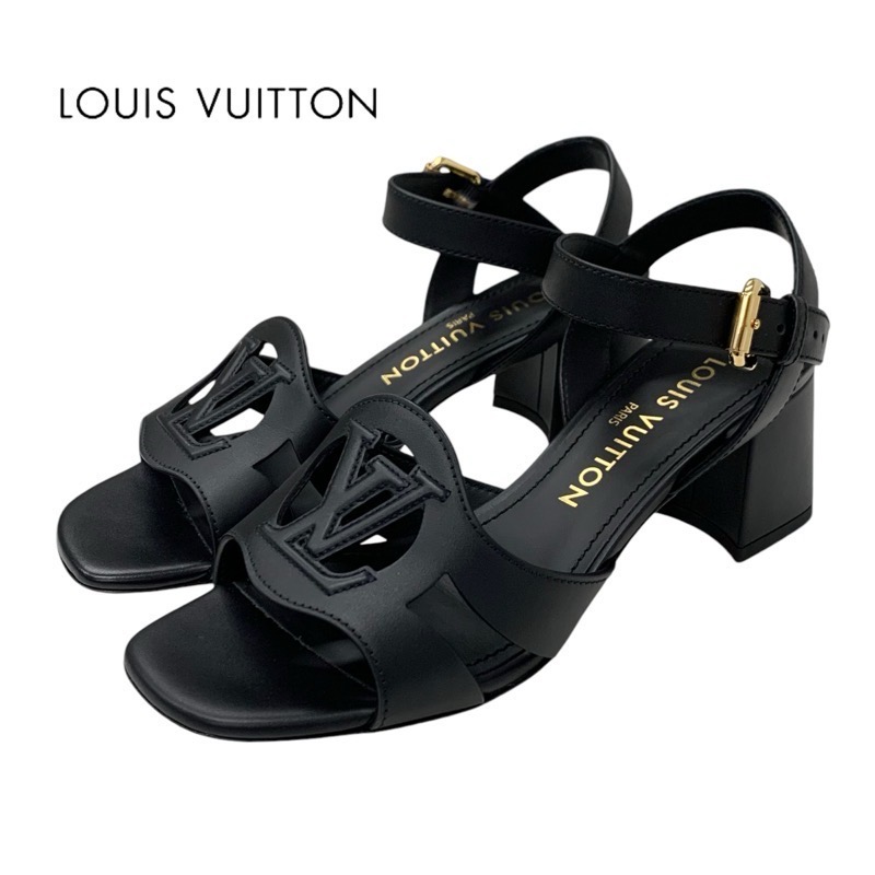 投稿記事「ルイヴィトン イソラライン レザー ストラップ サンダル ロゴ ブラックを買取しました！」の商品画像