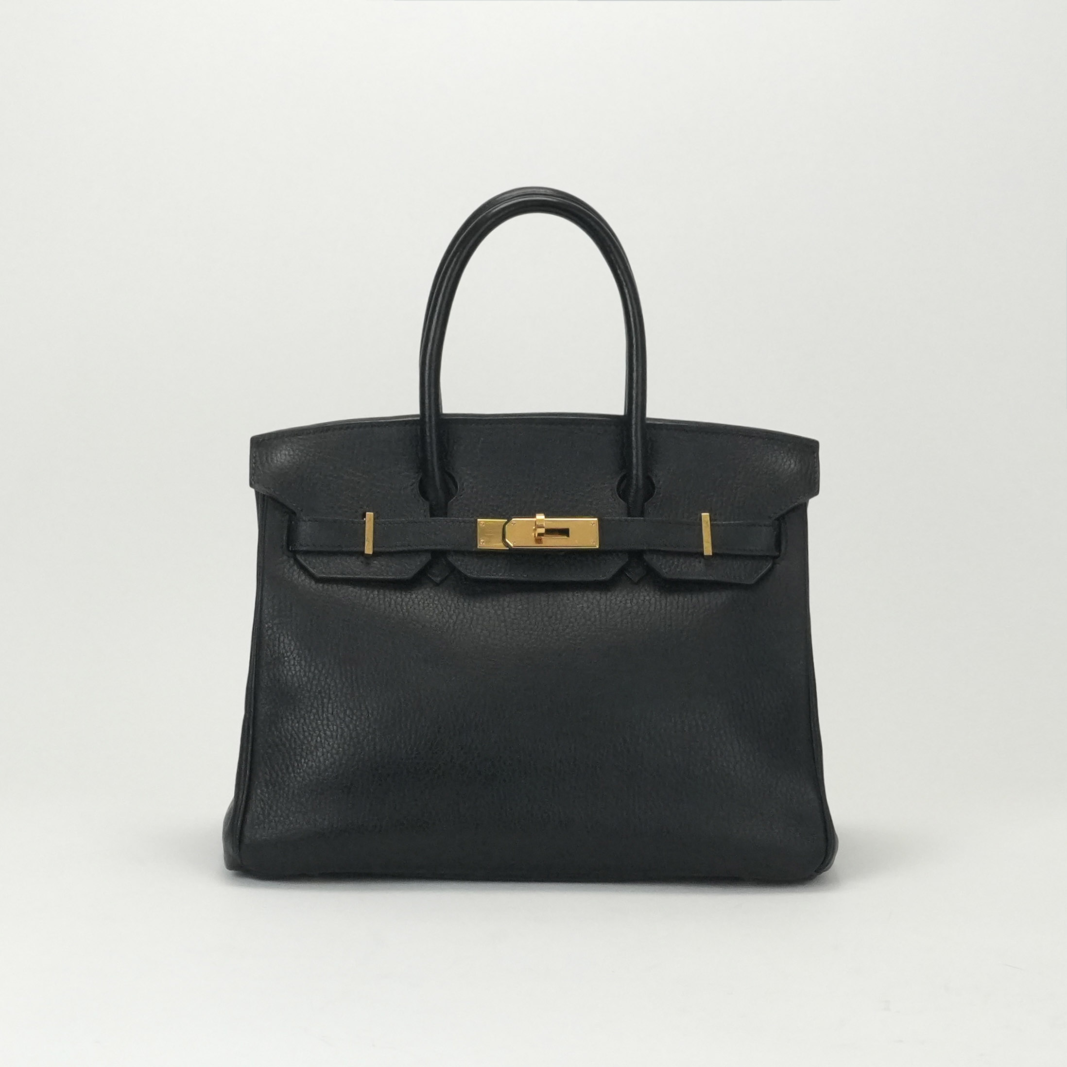 投稿記事「エルメス バーキン30 アルデンヌ ブラック ゴールド金具を買取しました！」の商品画像