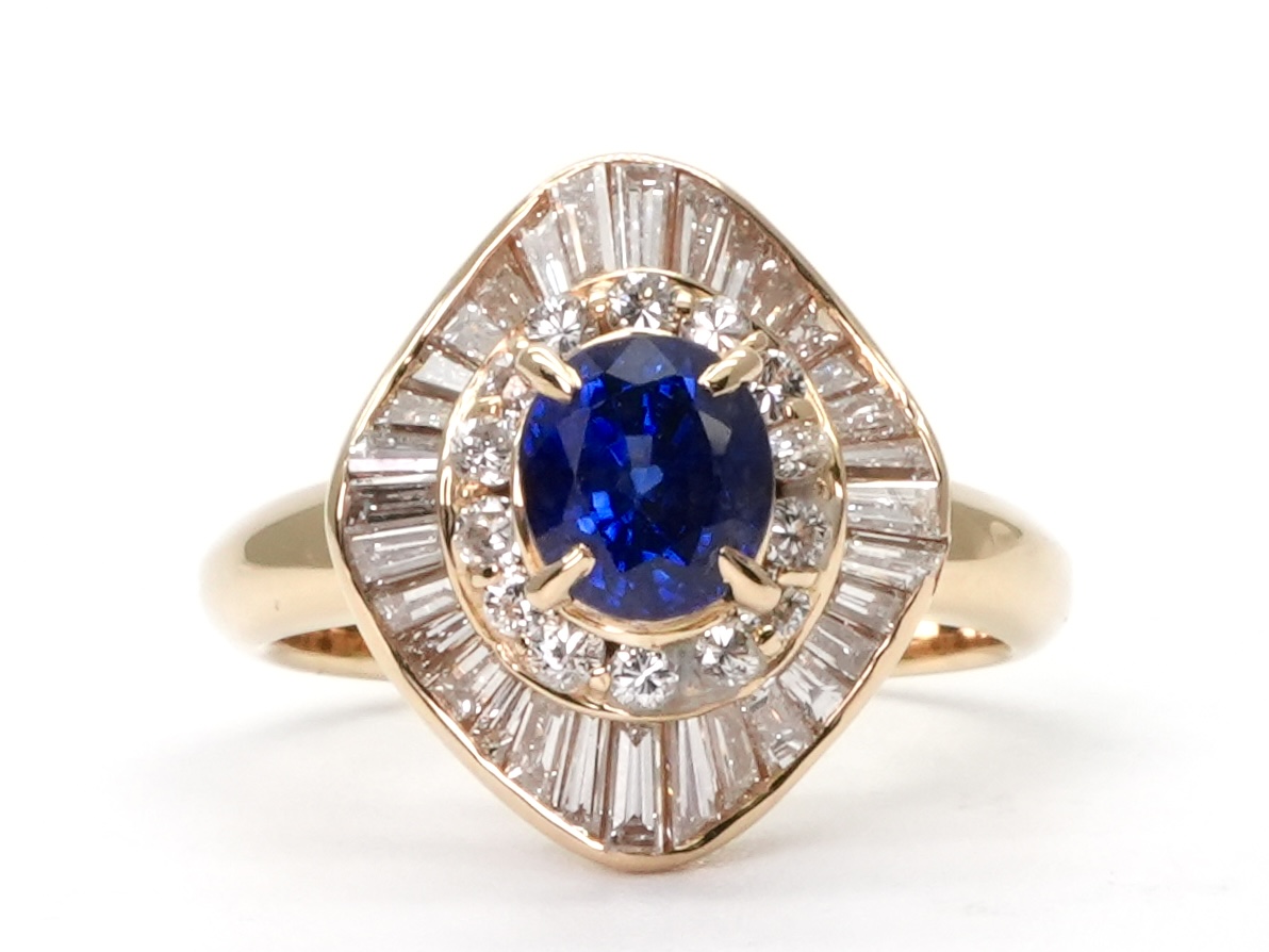 投稿記事「サファイア ダイヤ リング ｋ18 1.10ct D1.20ctを買取しました！」の商品画像