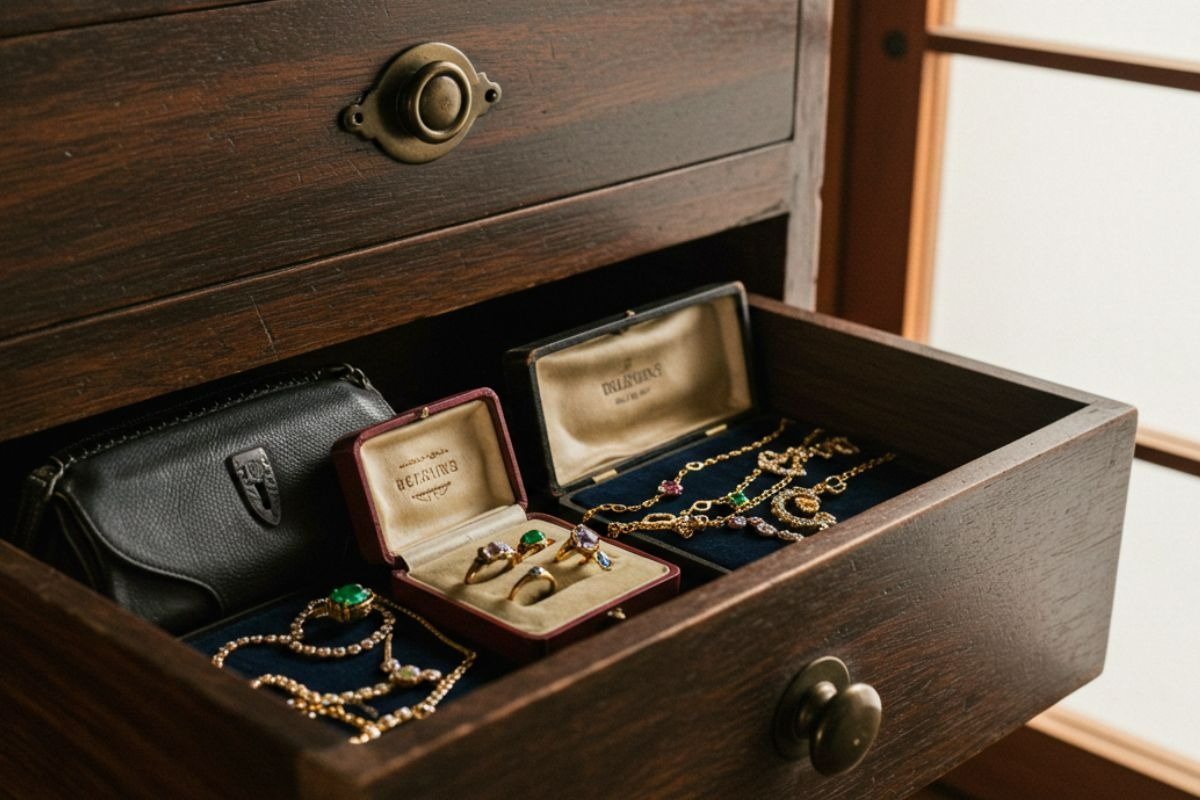 自宅に眠るジュエリーのイメージ画像