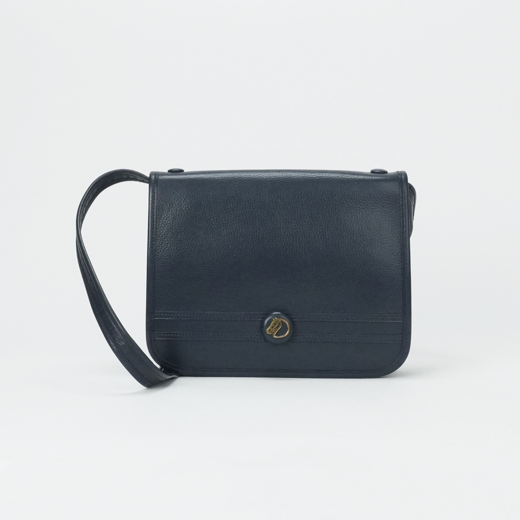 投稿記事「エルメス ジョッキー アルデンヌ ネイビー ゴールド金具を買取しました！」の商品画像