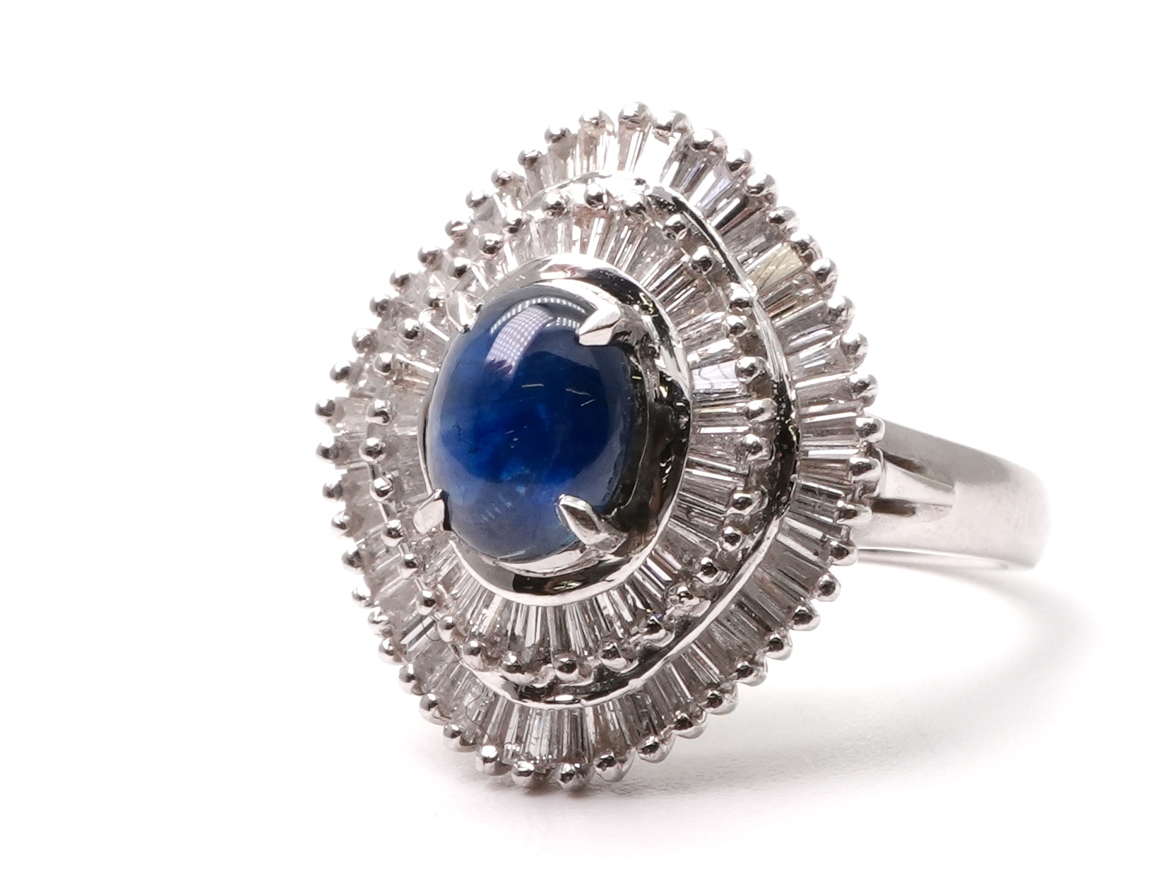 投稿記事「サファイア ダイヤ リング Pt900を買取しました！」の商品画像