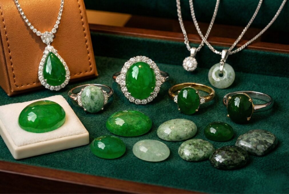 翡翠を使ったジュエリーのイメージ画像