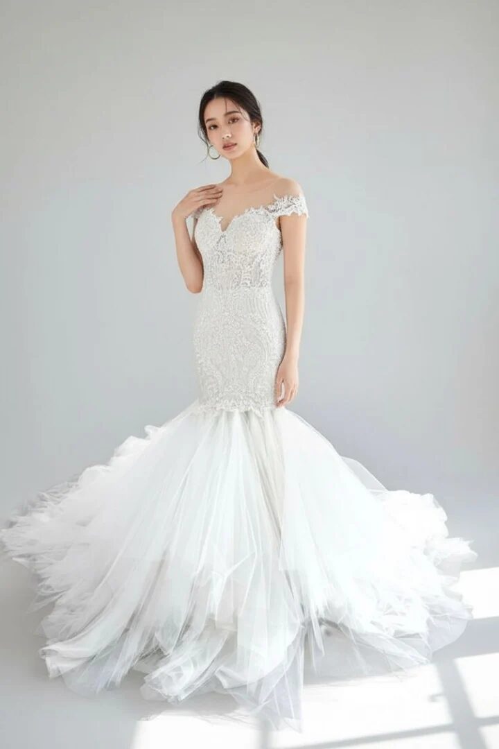 ガリアラハヴのウェディングドレス　ロレッタ