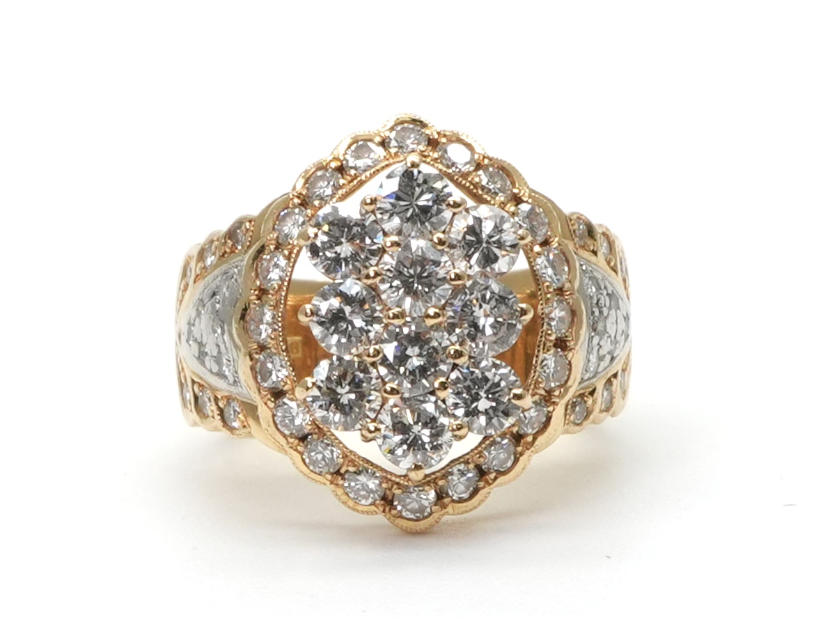 投稿記事「ダイヤ リング K18/Pt 1.79ctを買取しました！」の商品画像