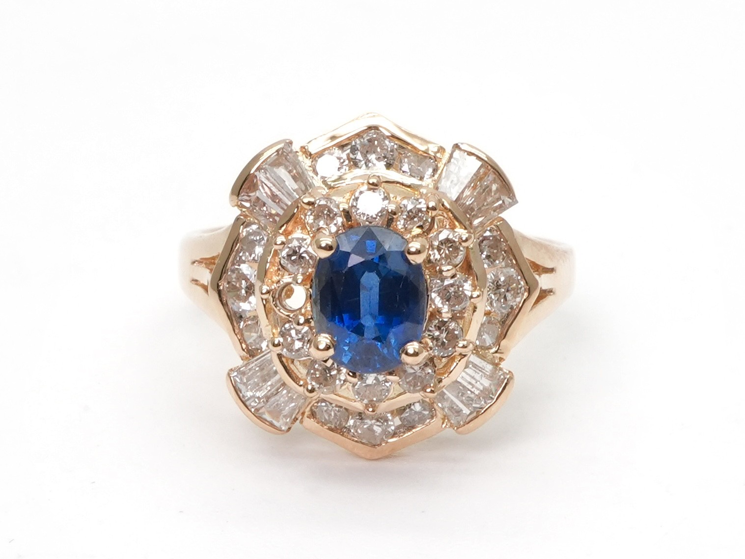 投稿記事「サファイア ダイヤ リング 750を買取しました！」の商品画像