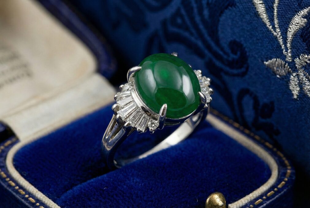 昭和デザイン】古い翡翠（ヒスイ）リングは価値ある？買取相場と査定