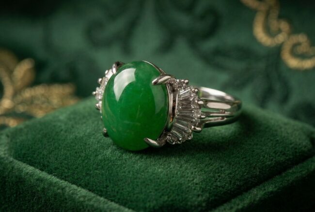 昭和デザイン】古い翡翠（ヒスイ）リングは価値ある？買取相場と査定