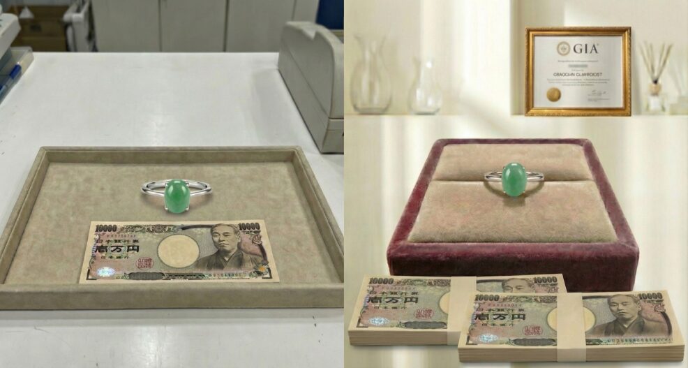 翡翠の買取金額がお店で異なるイメージ画像