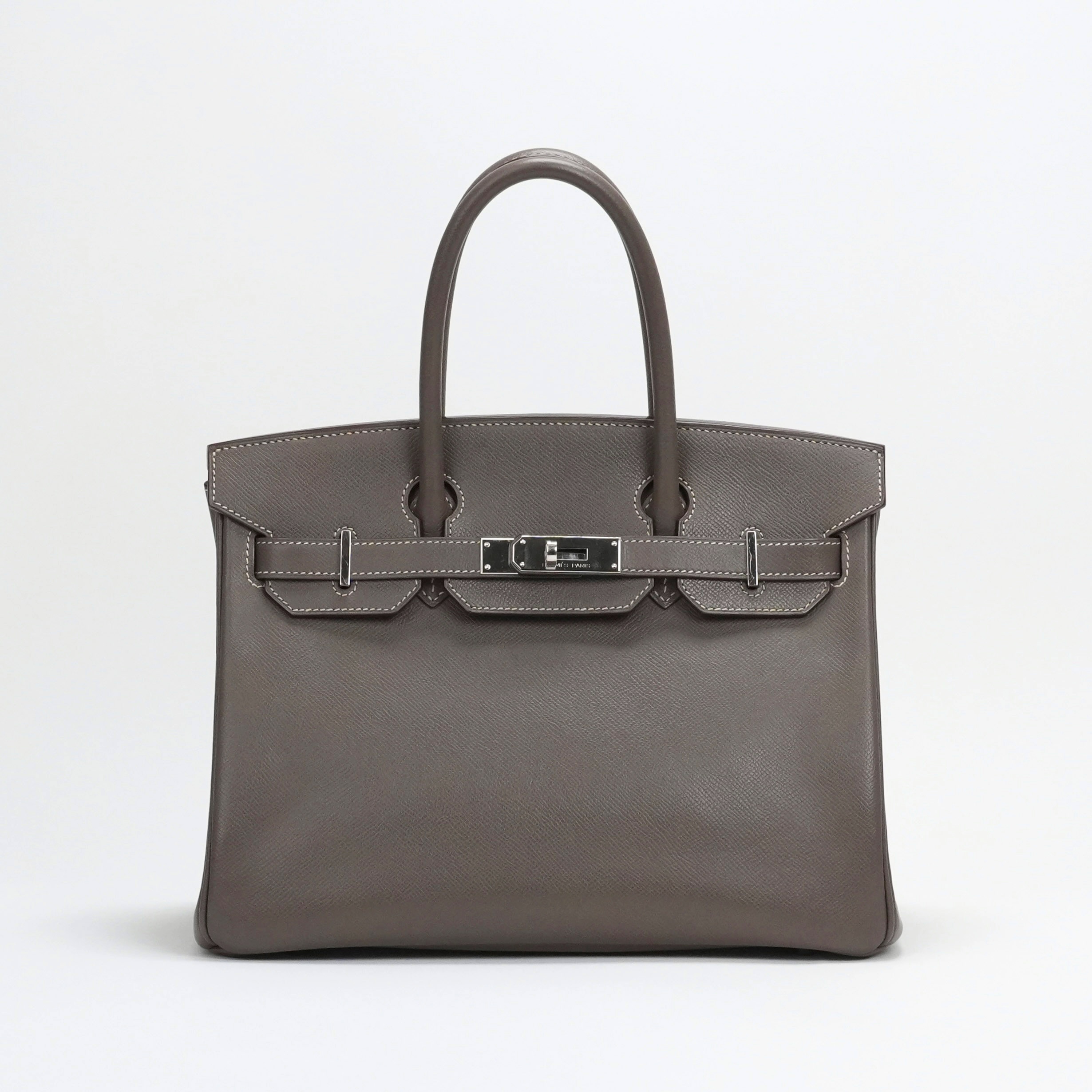 投稿記事「エルメス キャンディバーキン30 エプソン エタン×ブルー系 シルバー金具 を買取しました！」の商品画像