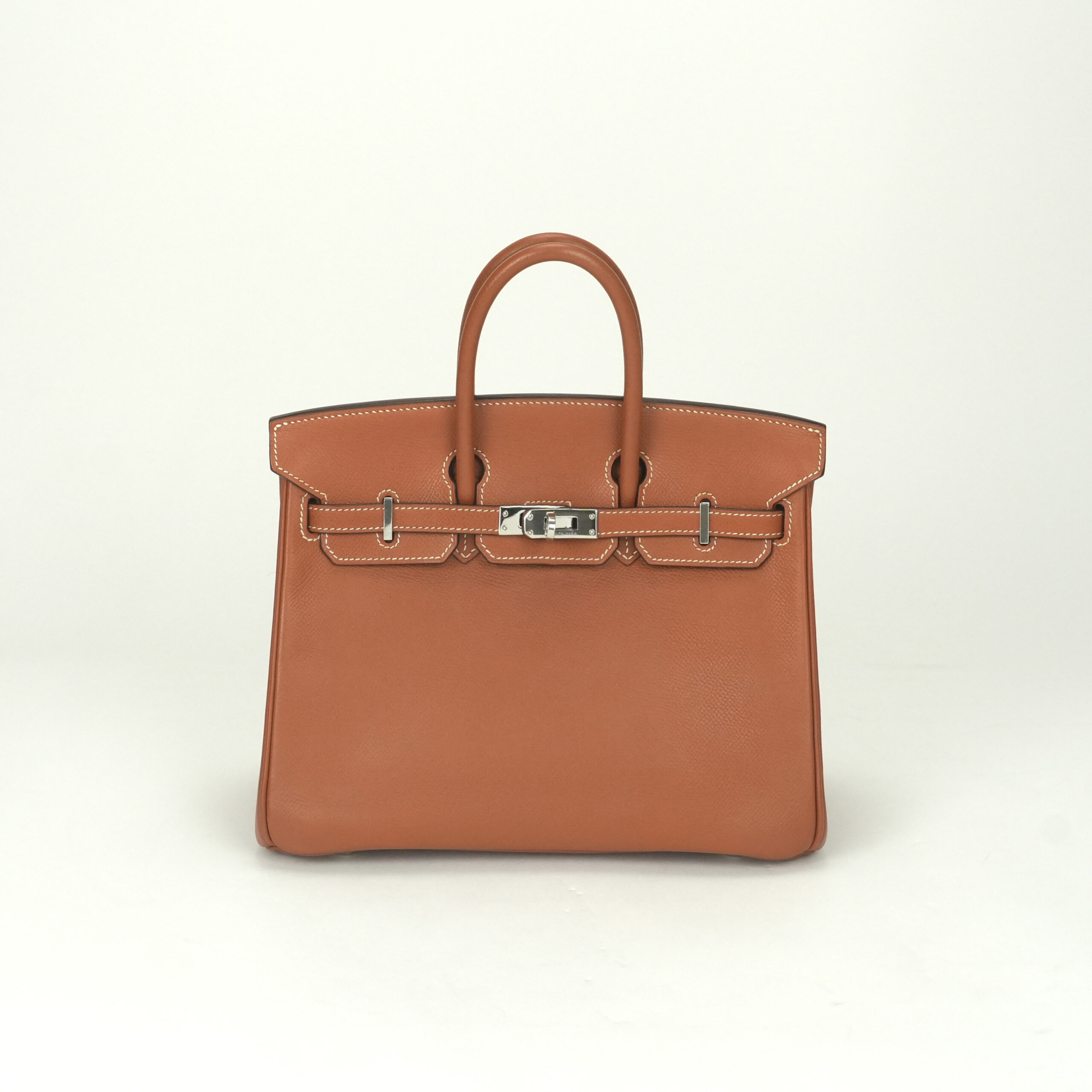 投稿記事「エルメス バーキン25 エプソン ブリック シルバー金具 を買取しました！」の商品画像