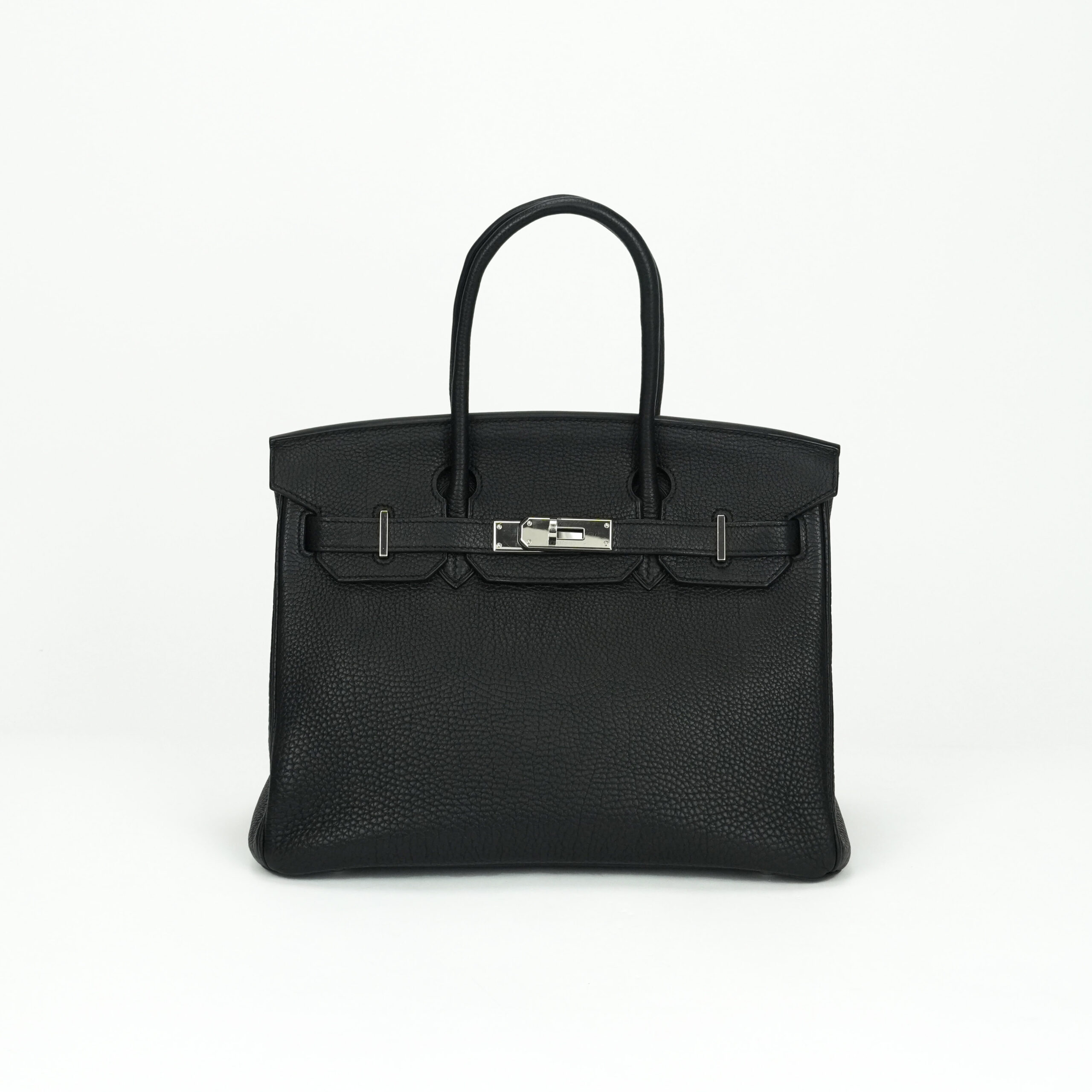 投稿記事「エルメス バーキン 30 トゴ ブラック シルバー金具 を買取しました！」の商品画像