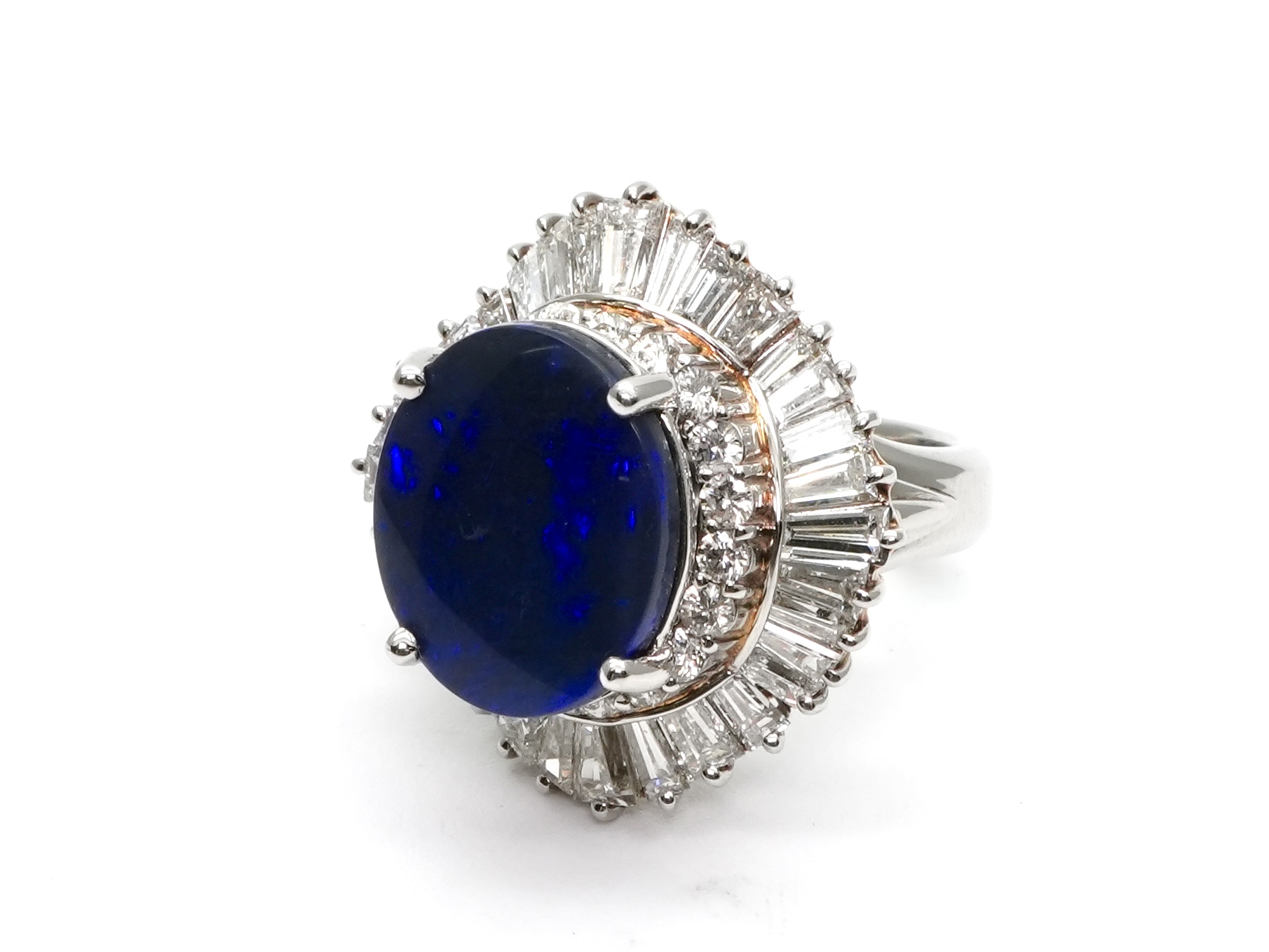 投稿記事「ブラックオパール ダイヤ リング Pt900 4.814ct D3.47ctを買取しました！」の商品画像