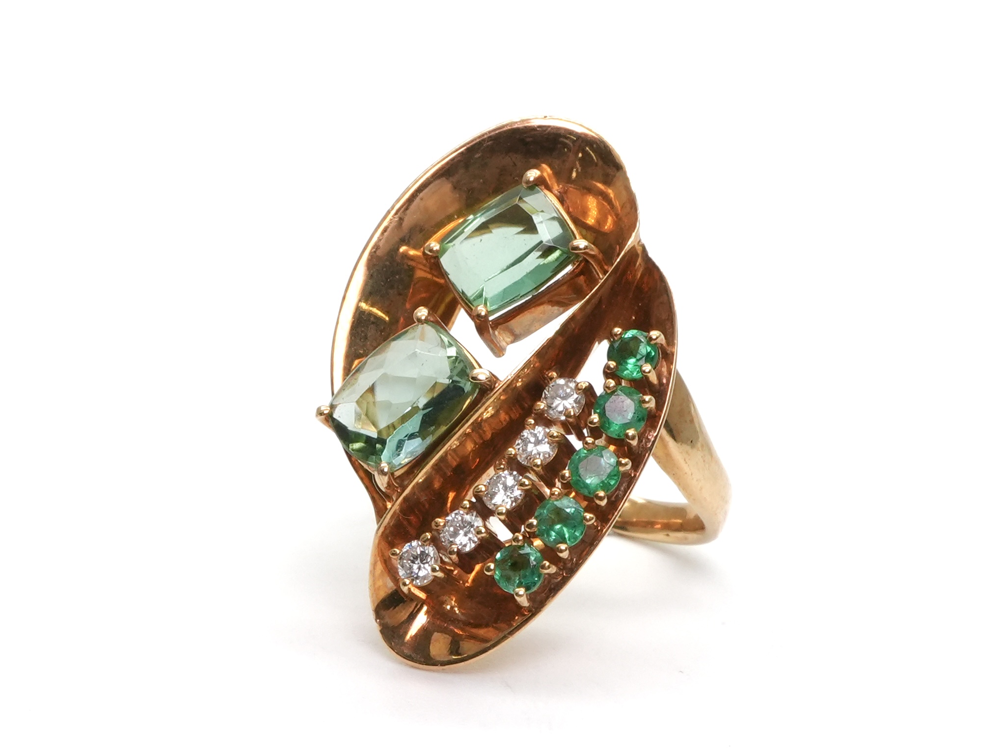 投稿記事「色石 ダイヤ リング K18を買取しました！」の商品画像