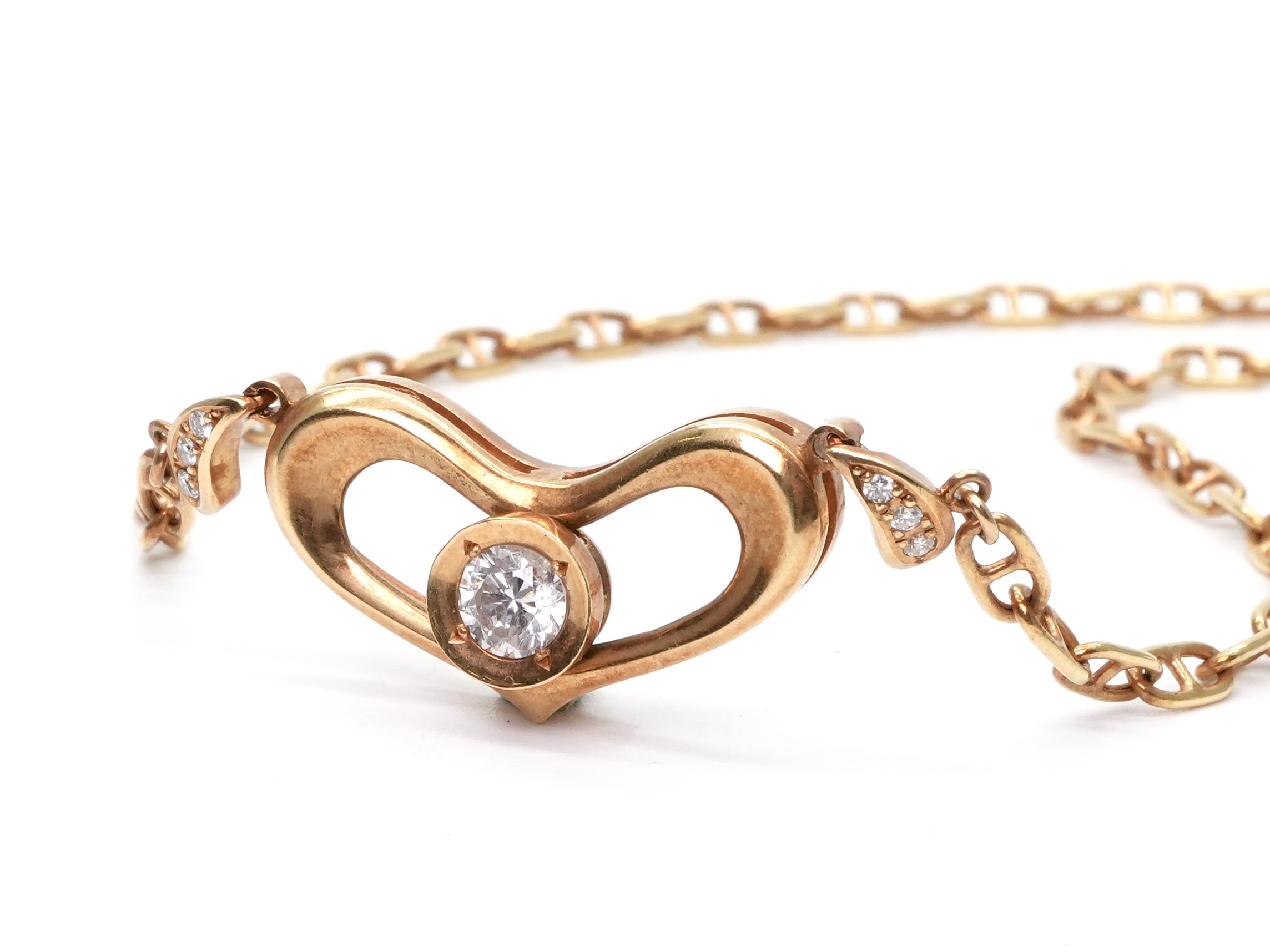 投稿記事「ダイヤ ネックレス K18 0.39ctを買取しました！」の商品画像