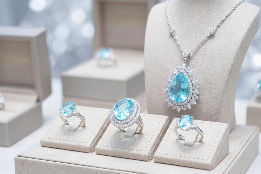 アフリカ産パライバトルマリンジュエリーのイメージ画像