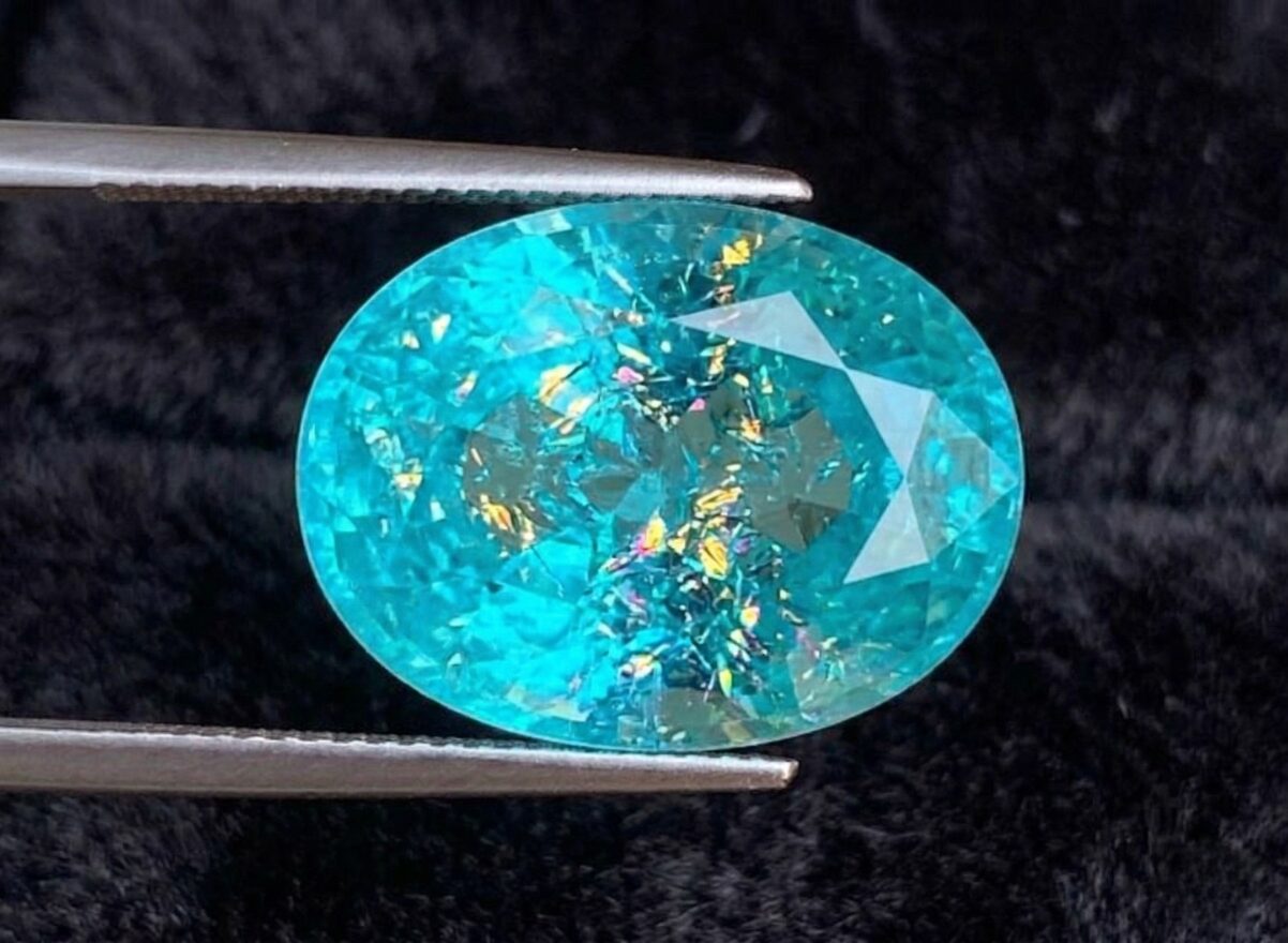 ネオンブルーのパライバトルマリンルースの画像