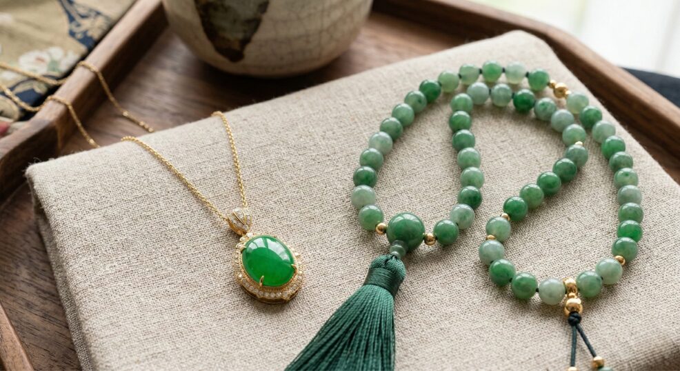 古い翡翠アクセサリーのイメージ画像