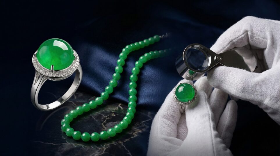 ジェダイトとネフライトを査定するイメージ画像