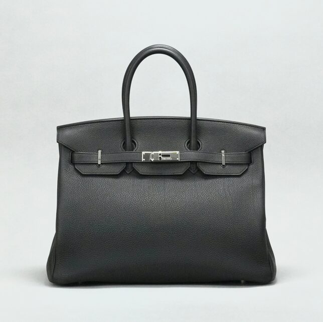 投稿記事「エルメス バーキン35 トゴ ブラック シルバー金具 を買取しました！」の商品画像