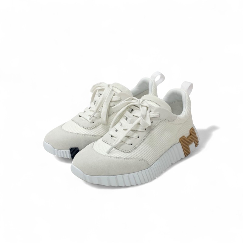 投稿記事「エルメス バウンシング ファブリック スエード スニーカー ホワイトを買取しました！」の商品画像