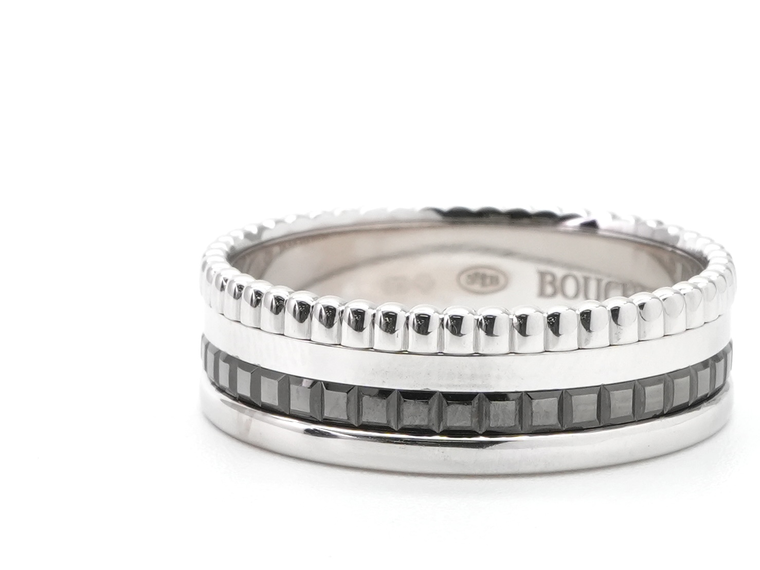 投稿記事「ブシュロン キャトル スモール リング ブラックを買取しました！」の商品画像