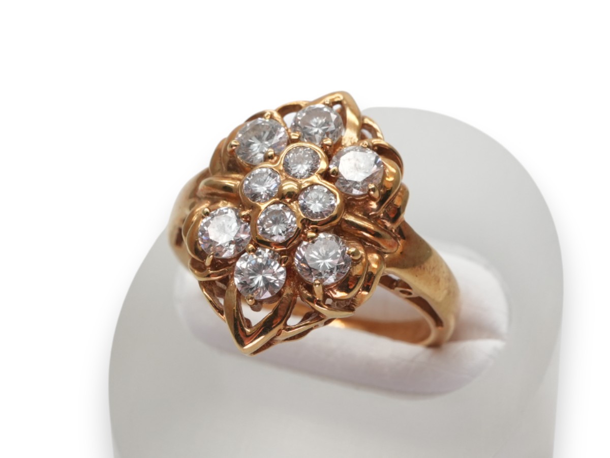 投稿記事「ダイヤモンド リング K18 イエローゴールド 1.01ctを買取しました！」の商品画像