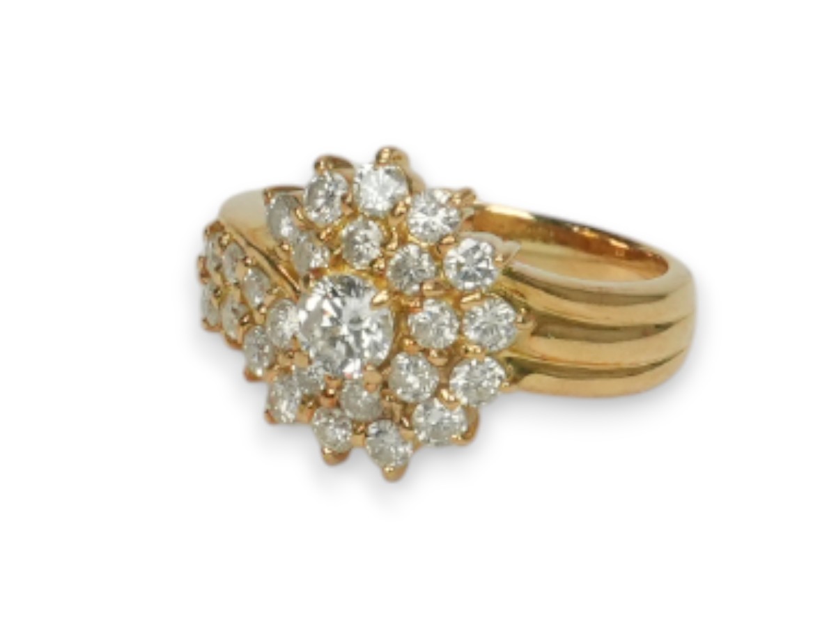 投稿記事「ダイヤモンド リング K18 1.50ctを買取しました！」の商品画像