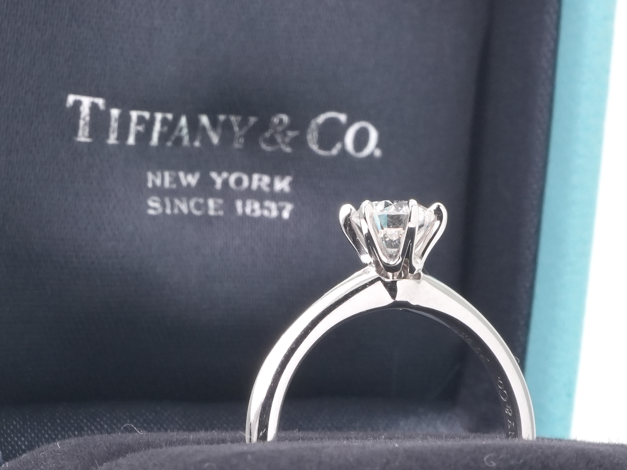 投稿記事「ティファニー ソリテール エンゲージリング Pt950 ダイヤモンド 0.46ctを買取しました！」の商品画像