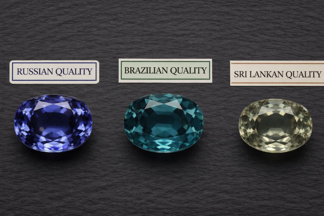 アレキサンドライトの産地別ルース画像